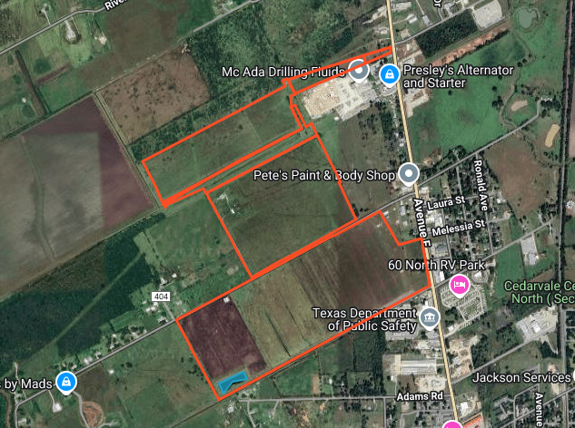 115.71 Acres in Bay City, TX